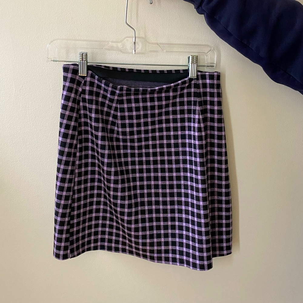 H&M brand plaid skirt